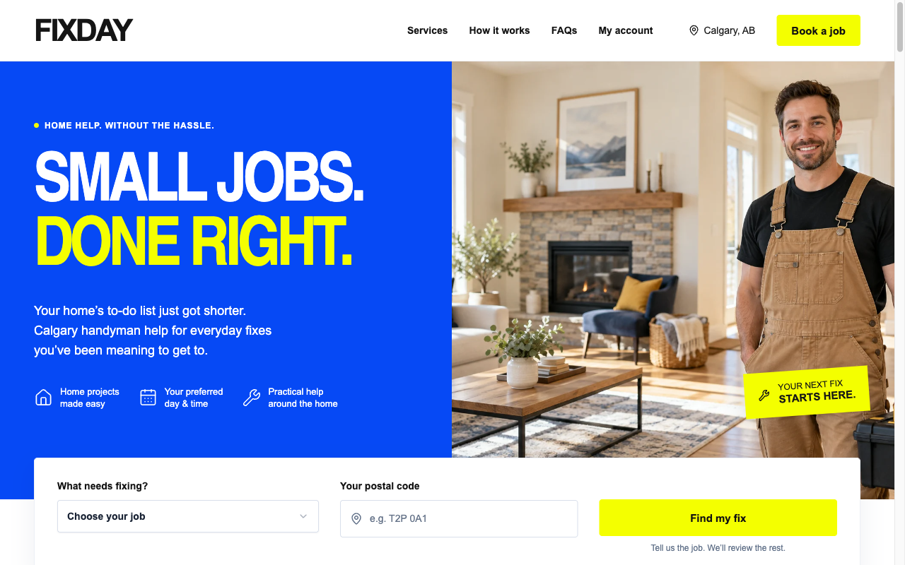 FIXDAY website preview